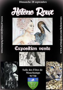 Exposition vente Hélène Roux à mauchamps Exposition vente Hélène Roux à mauchamps